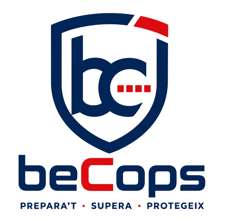 beCops · Prepara't · Supera · Protegeix